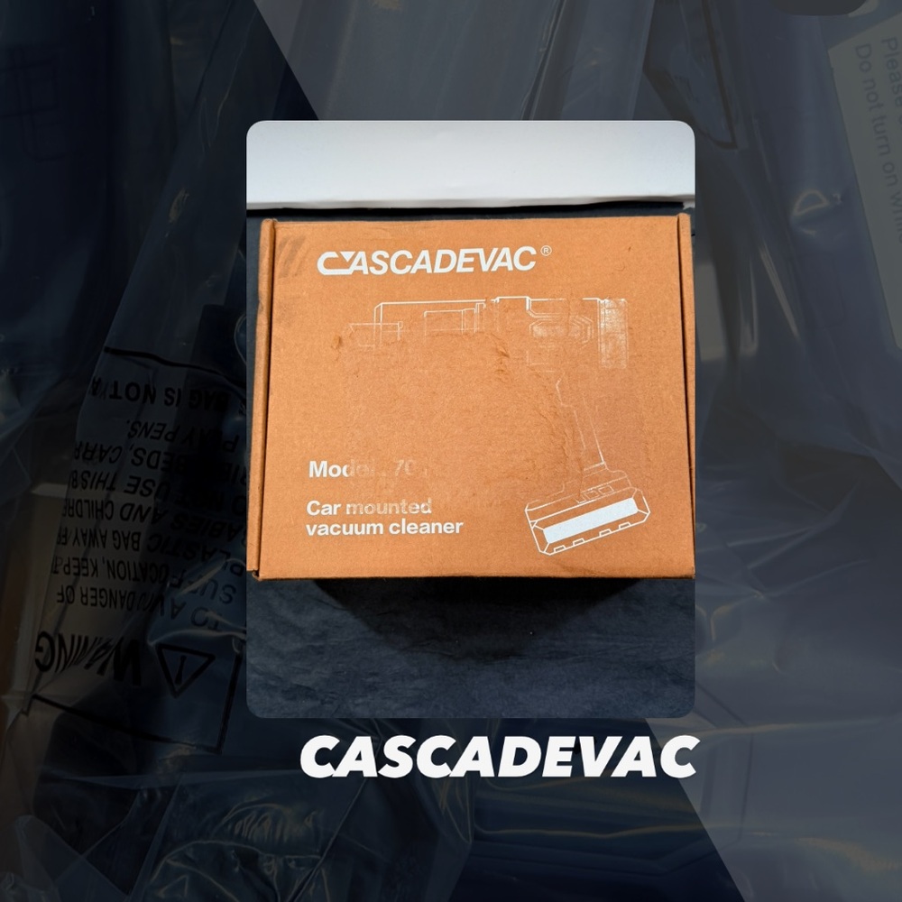 NIB Cascadevac Car Mounted Vacuum Cleaner